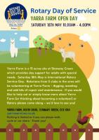 Rotary Day of Service - Yarra Farm Open Day